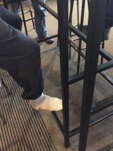 Kiwi style: On socks in the pub