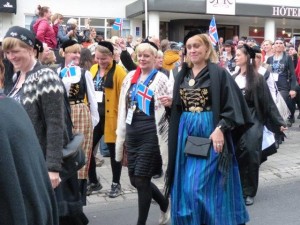 Ladies Circle parade, Akureyri   