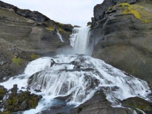 Ofaerufoss Waterfall 