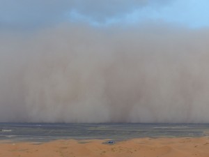 Sand storm, Erg Chebbi