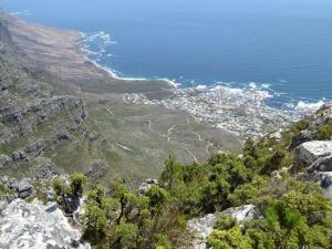 View from Table Mountain down to Camps Bay